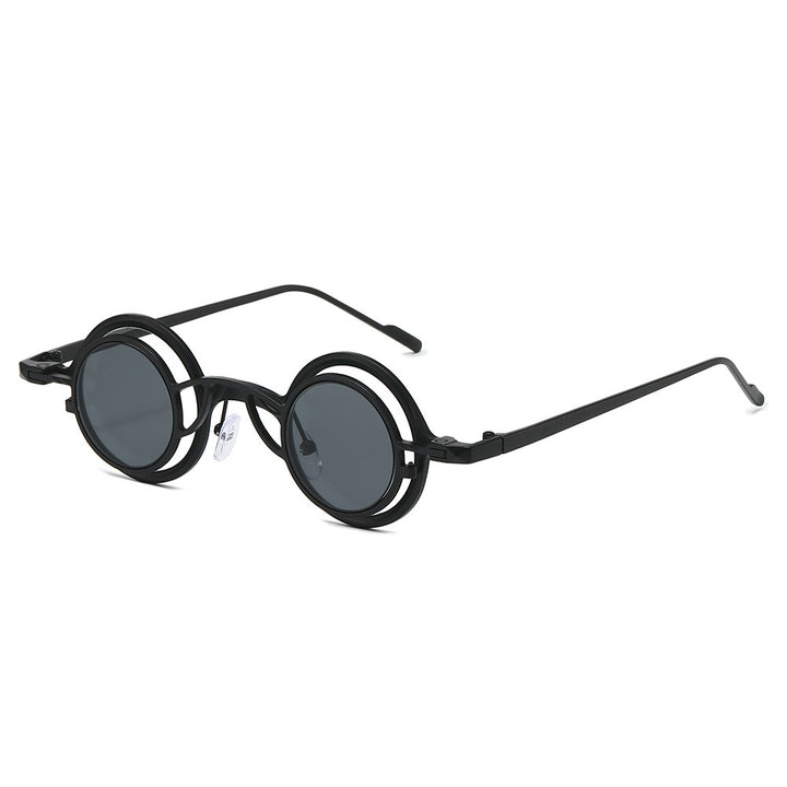 Modebewusste runde Sonnenbrille Karnz