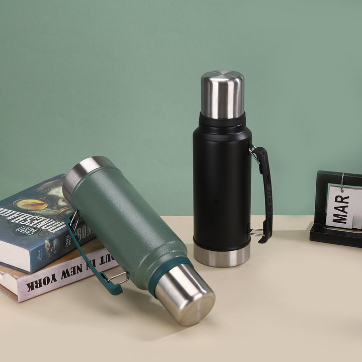 Unisex Isolierte Edelstahl-Wasserflasche mit Tragegriff Karnz
