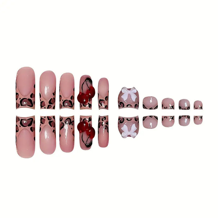 Florale Kunst Nagelset Karnz