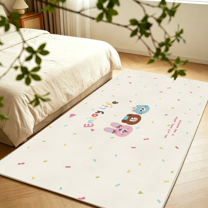 Willkommensmatte mit verspieltem Punkte-Design