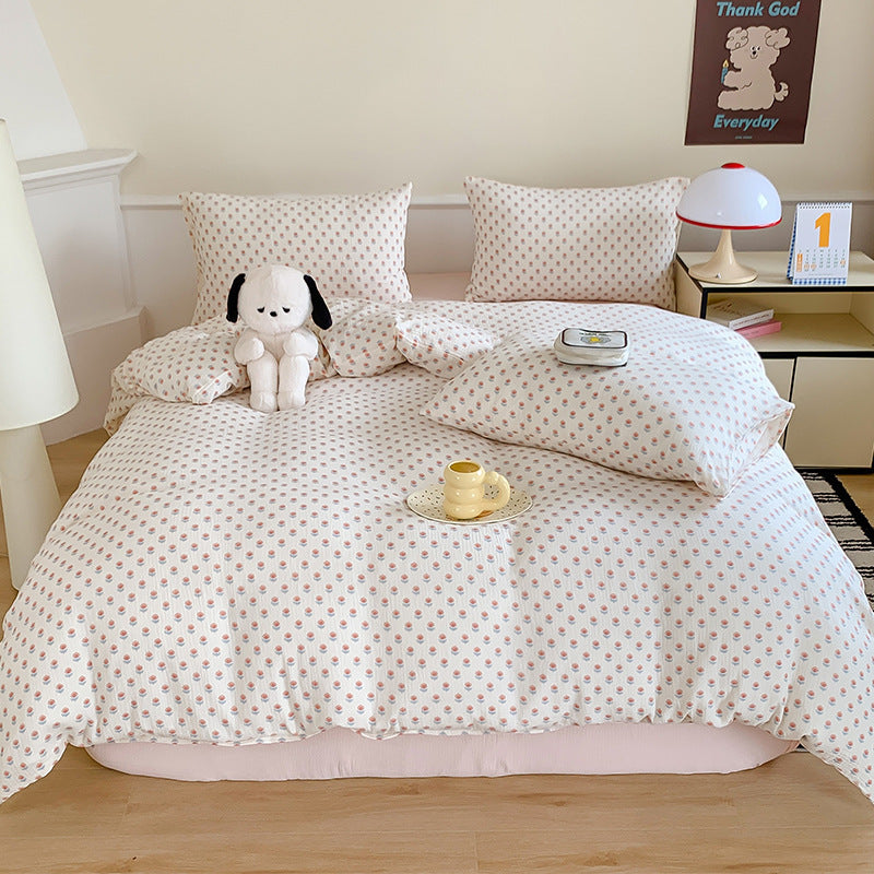 Mull-Baumwolle Baby-Wickeldecke Set mit Panda-Print und atmungsaktiver Gaze-Schicht