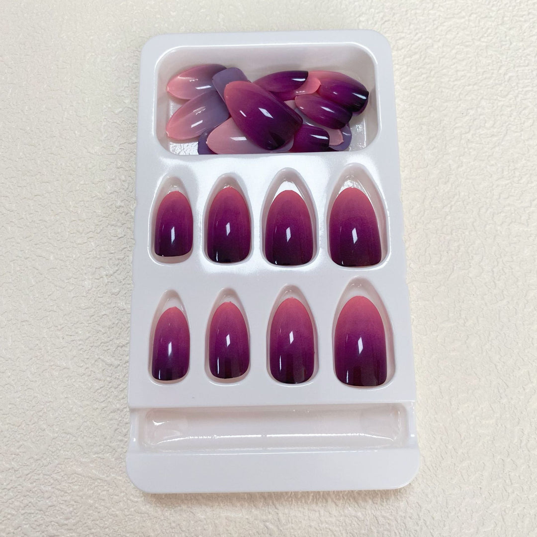 Gradient Ombre Press-On-Nagelspitzen Karnz