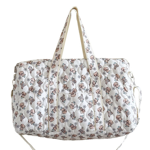 Gep quiltetes Muster Reisetasche