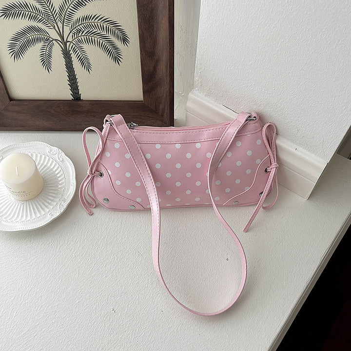 WoPolka Dot Muster Mini Handtasche Karnz