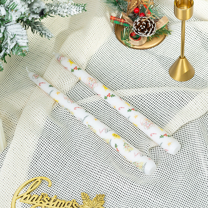 Dekorative Weihnachtskerzen