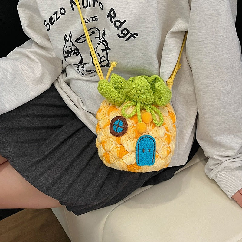 Süße Ananas Häkel Mini Tasche