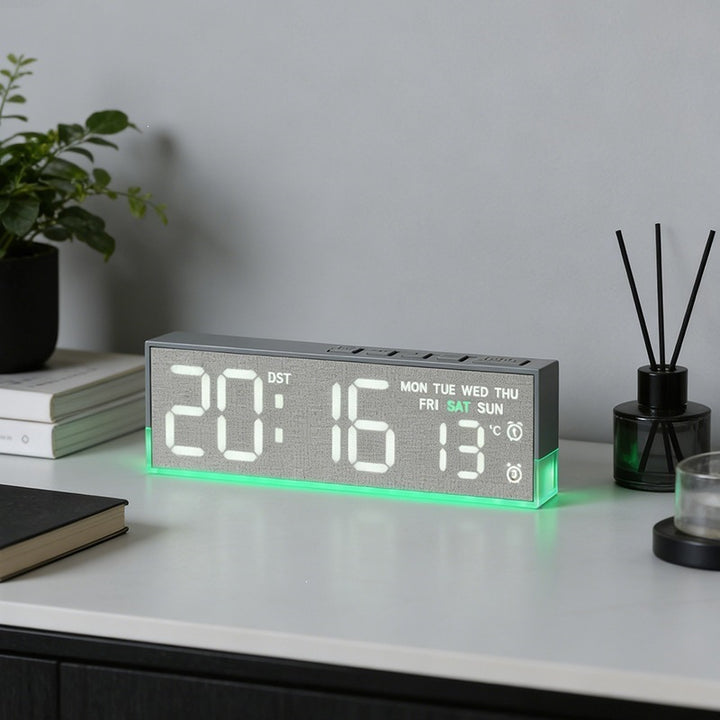 Digitaler Wecker mit Intelligenter Hygrometerfunktion Karnz