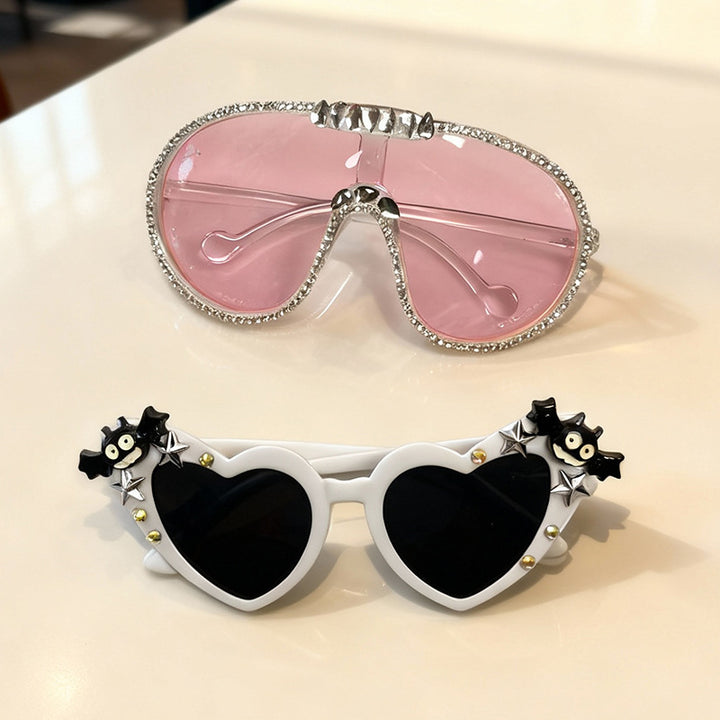Herzförmige Spaß-Sonnenbrille Karnz
