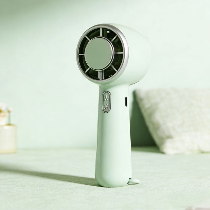Damen Tragbarer Handventilator mit digitaler Geschwindigkeitsanzeige Karnz