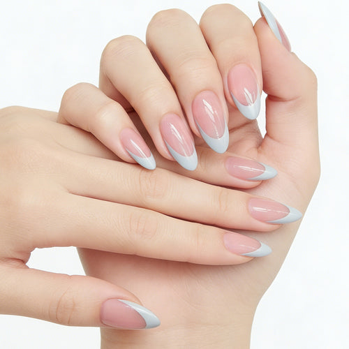 Elegante Stiletto Druck-Nagelspitzen Karnz