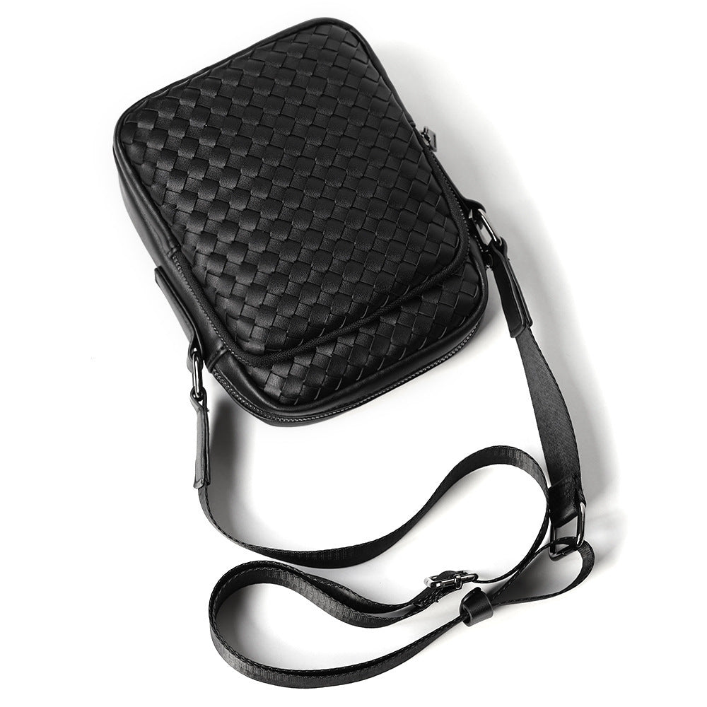 Praktische Crossbody-Tasche mit Geflochtenem Design Karnz