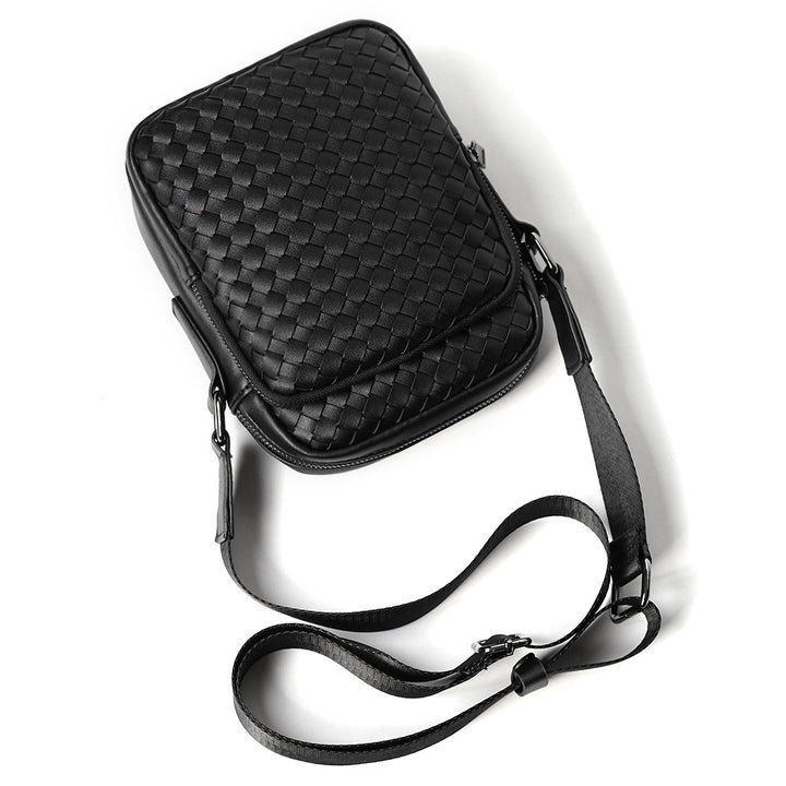 Praktische Crossbody-Tasche mit Geflochtenem Design Karnz