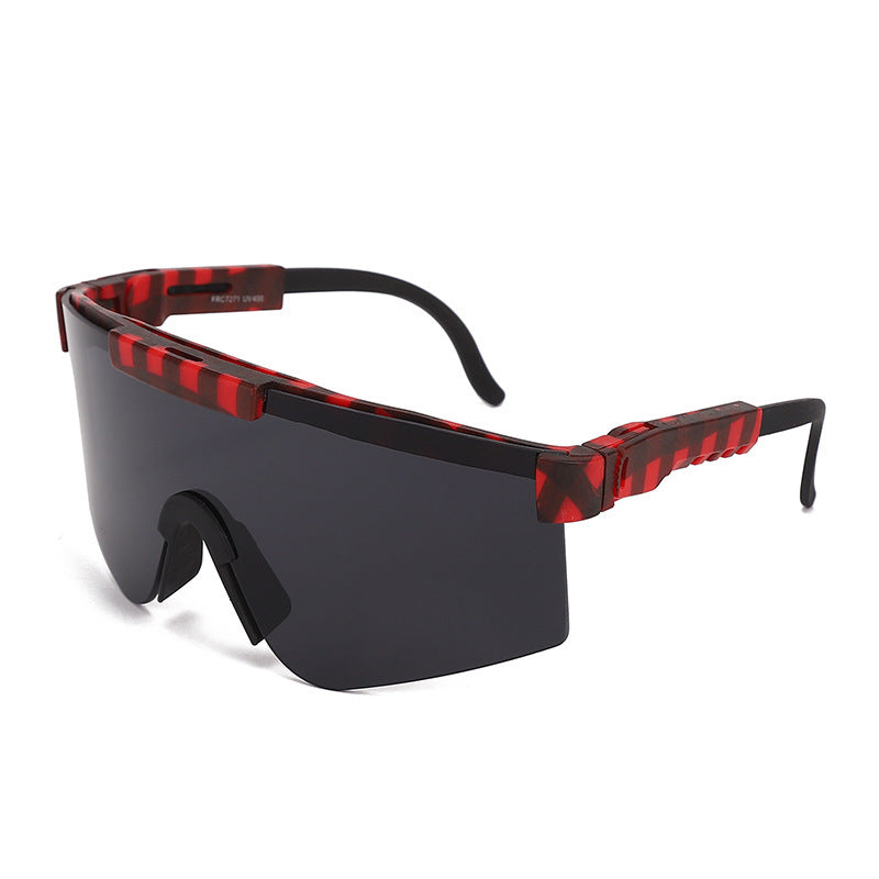 Damen Sportliche Statement-Sonnenbrille im modernen Design Karnz