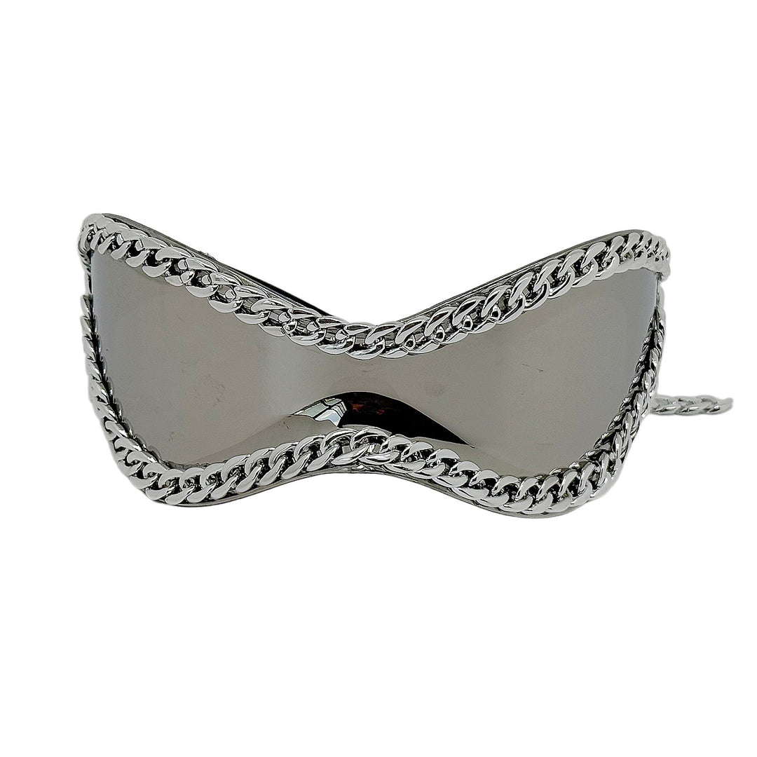 Damen modische Sonnenbrille mit Kettenrahmen Karnz