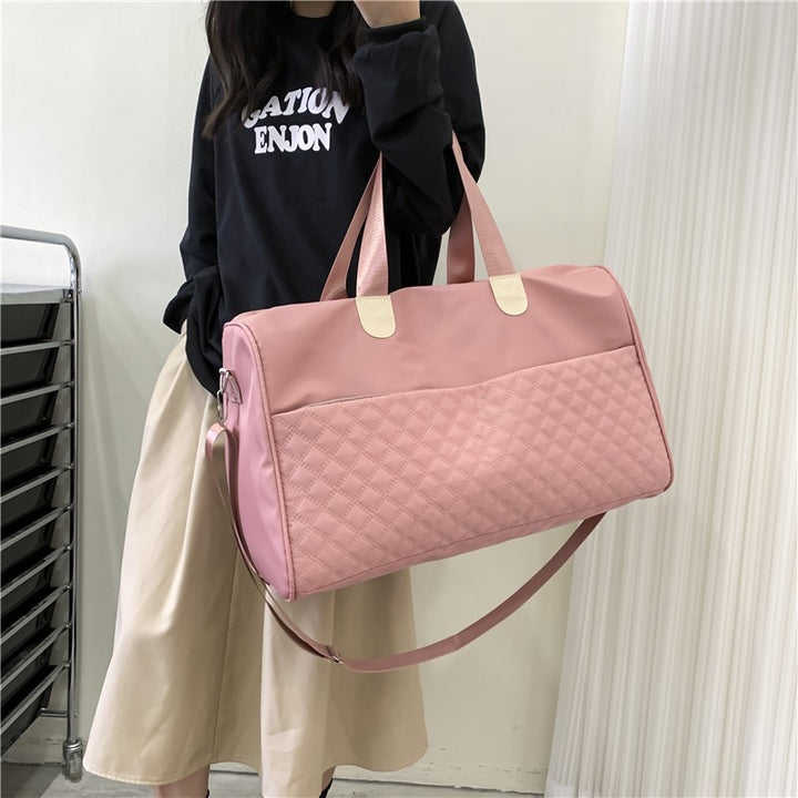 Stilvolle gesteppt Sport-Duffel-Tasche Karnz