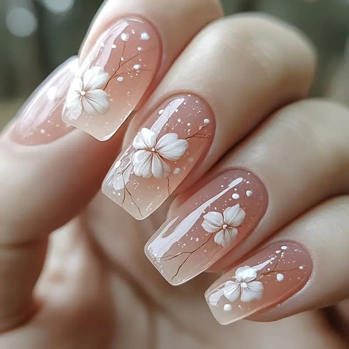 Florale Acrylnagelkunst-Verstärkungen Karnz 1789915083