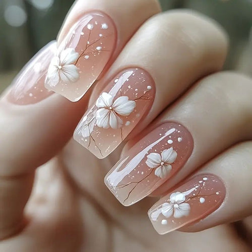Florale Acrylnagelkunst-Verstärkungen Karnz 1789915083