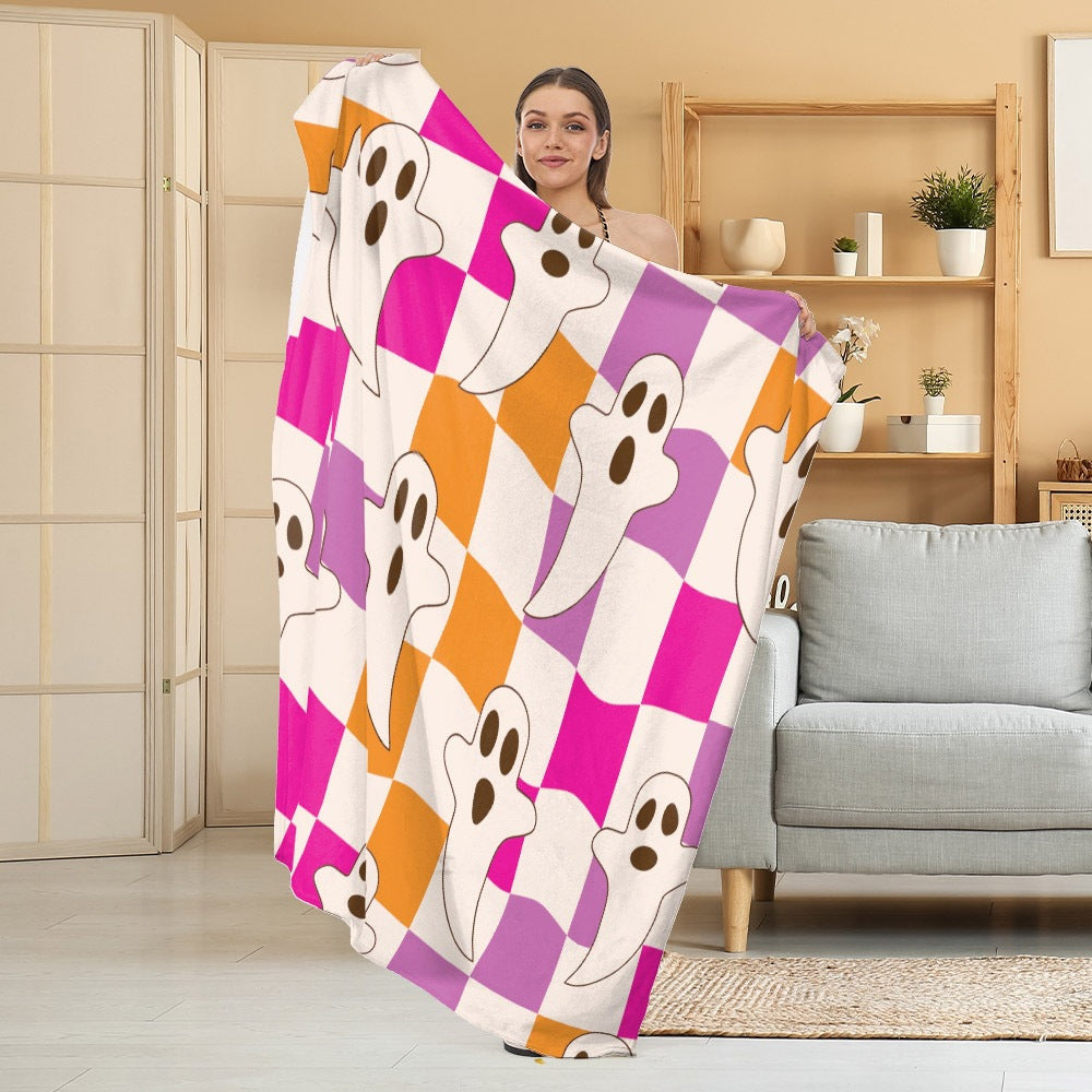 Gemütliche Halloween-Themen Fleece Decke