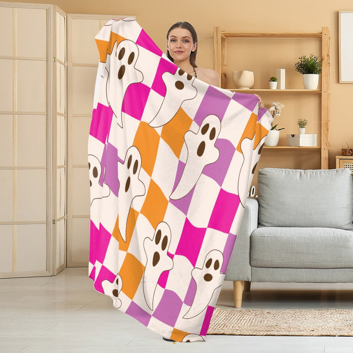 Gemütliche Halloween-Themen Fleece Decke