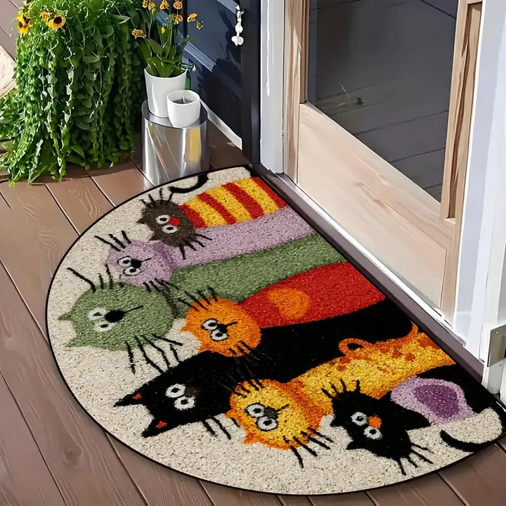 Künstlerische Katzendekorative Matten