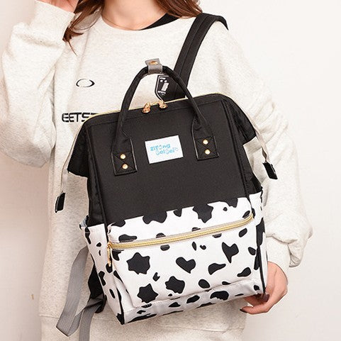 Trendiger Tierdruck Wickelrucksack Karnz