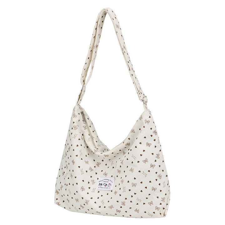 Baumwollmischung Legere Hobo Tasche