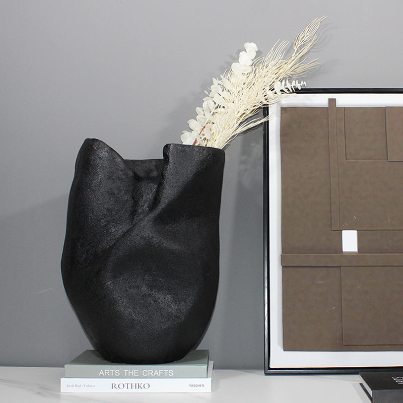 Abstrakte Texturierte Dekorative Vase