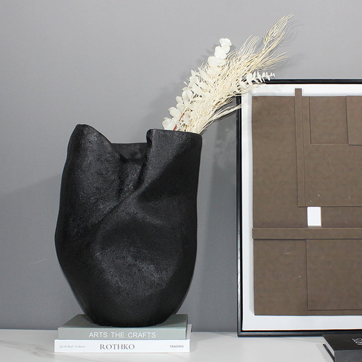 Abstrakte Texturierte Dekorative Vase