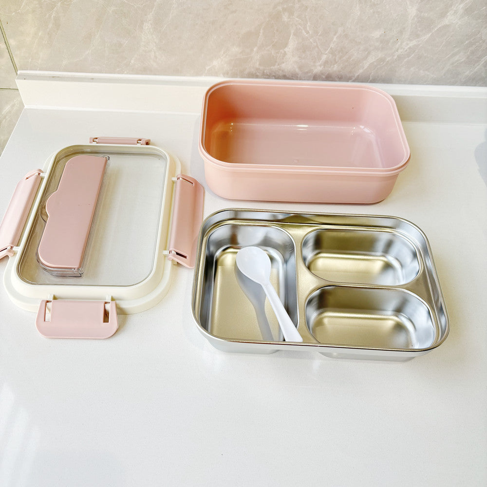 Mehrfach-Abschnitt Edelstahl Lebensmittel Aufbewahrung Lunchbox