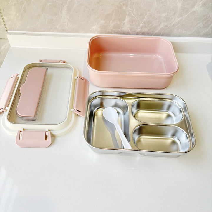 Mehrfach-Abschnitt Edelstahl Lebensmittel Aufbewahrung Lunchbox