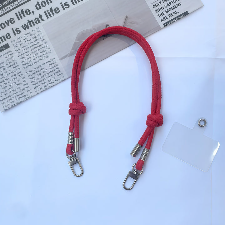 Premium geflochtener Lanyard mit ID-Halter Karnz