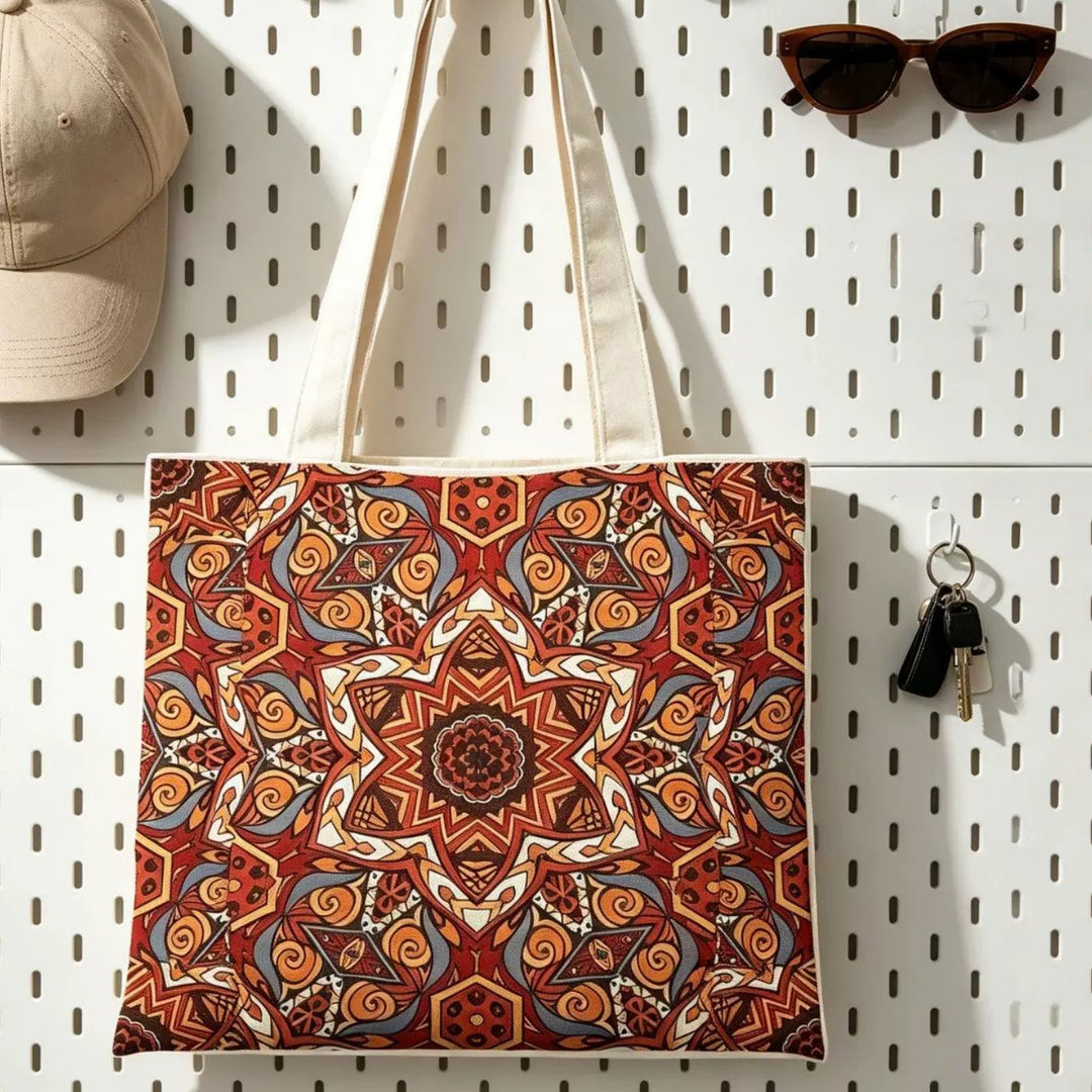 Künstlerische Bohemian Grafik Tragetasche