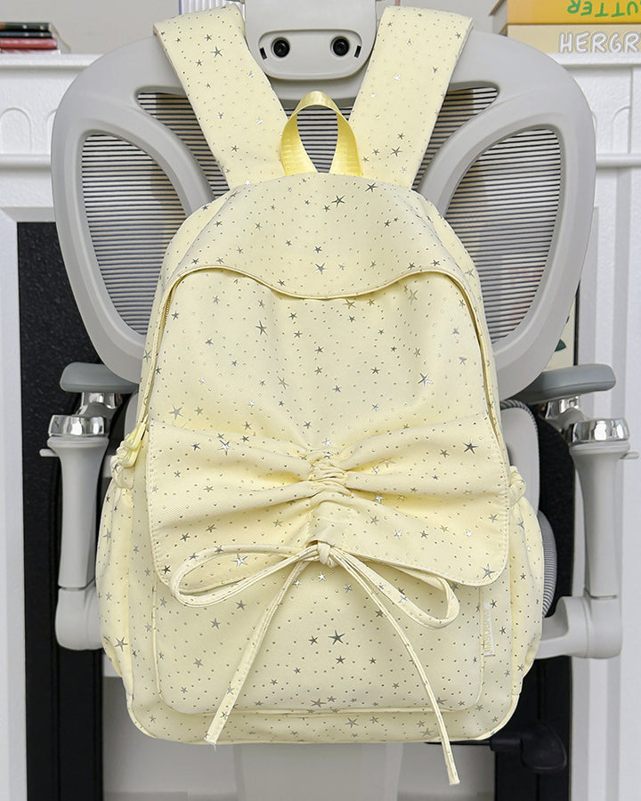 Sternenprint Schleifen-Detail Rucksack Karnz