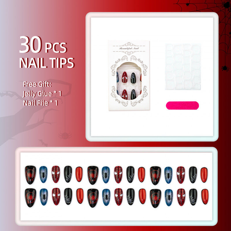 Spider-Themen Druck-Nagelkollektion