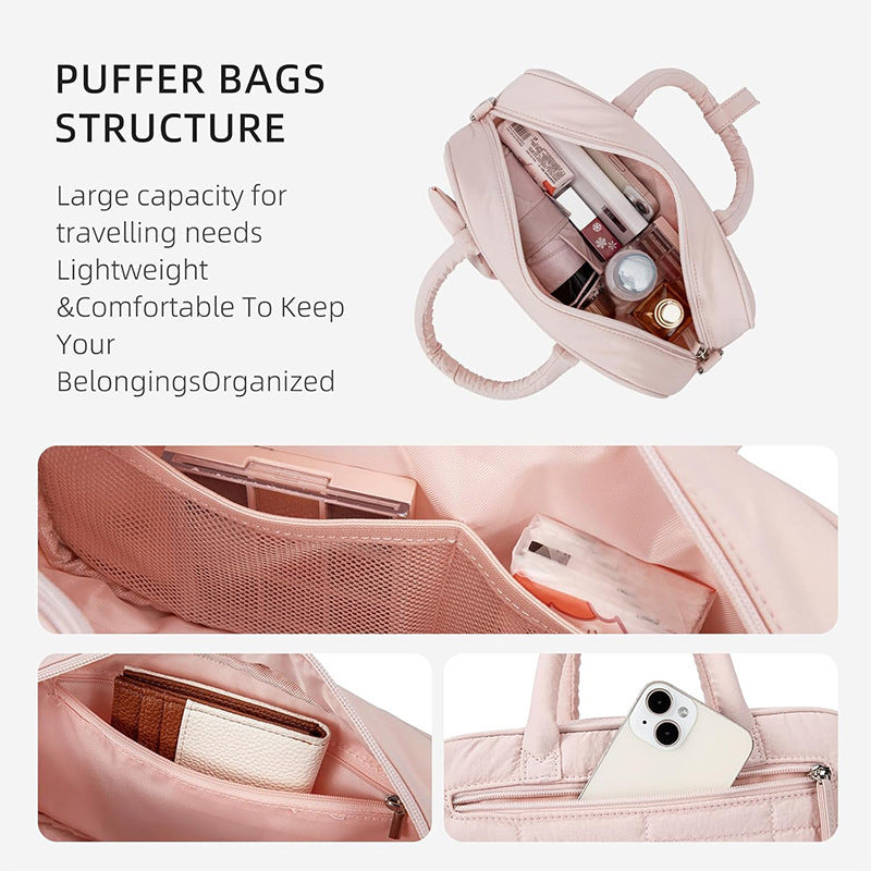 Gepolsterte Handtasche mit Modischem Schleifendetail Karnz