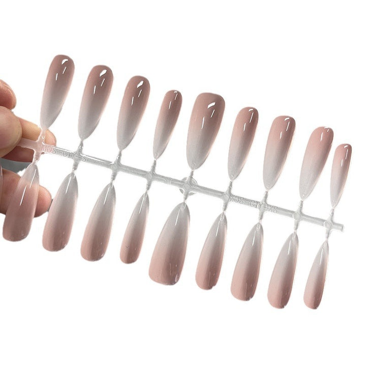 Elegante French Tip Press-On Nagelkollektion Karnz