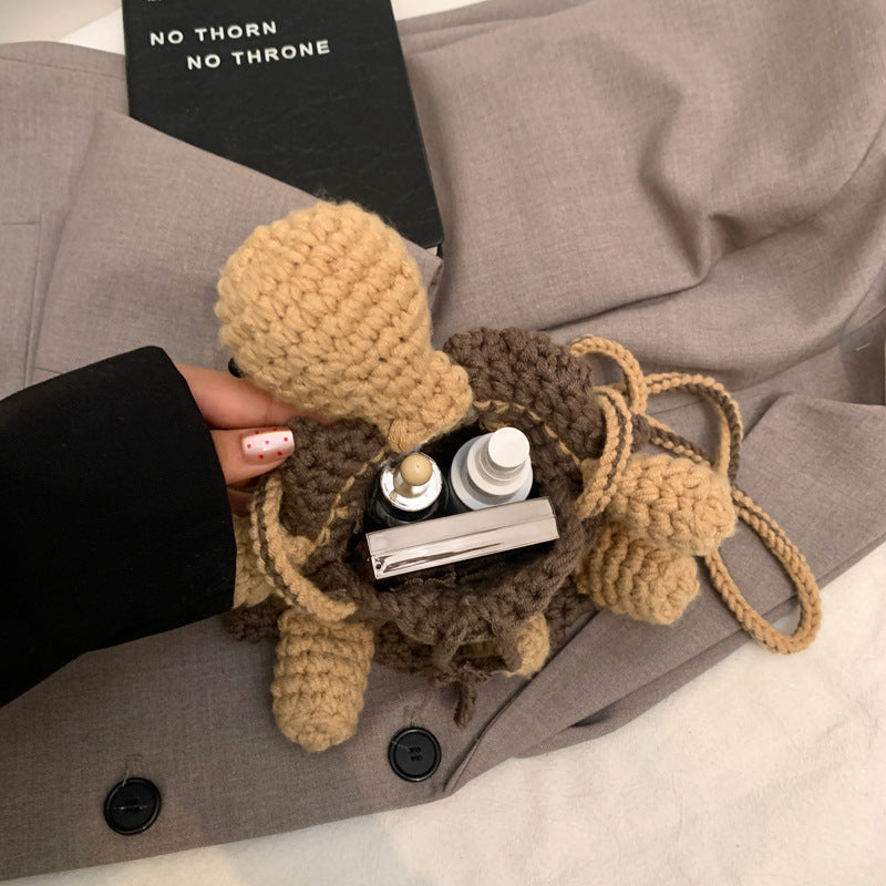 Niedlicher Plüsch-Schildkröten-Mini-Rucksack