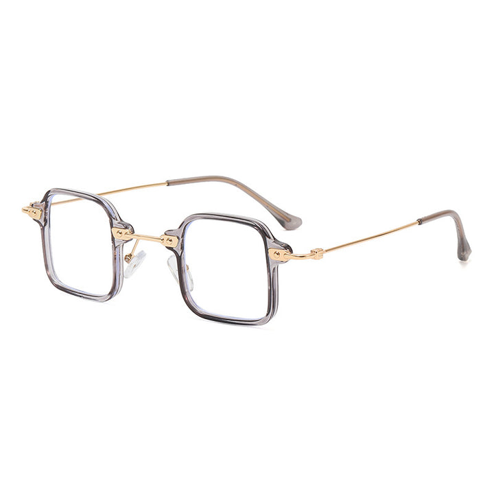 Damen quadratische Fashion-Sonnenbrille mit stylishem Metallrahmen Karnz