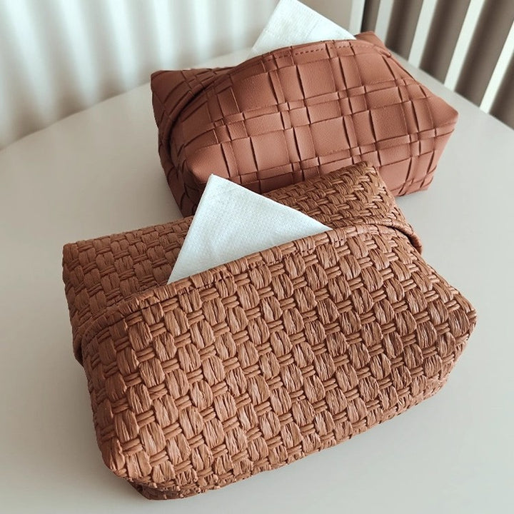 Woven Tissue Box Cover Karnz