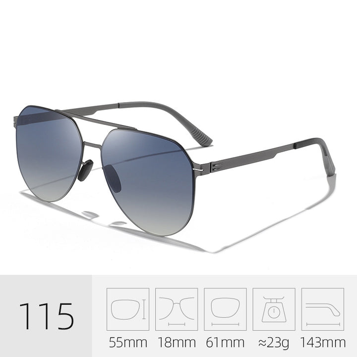 Premium leichte Aviator Sonnenbrille Karnz