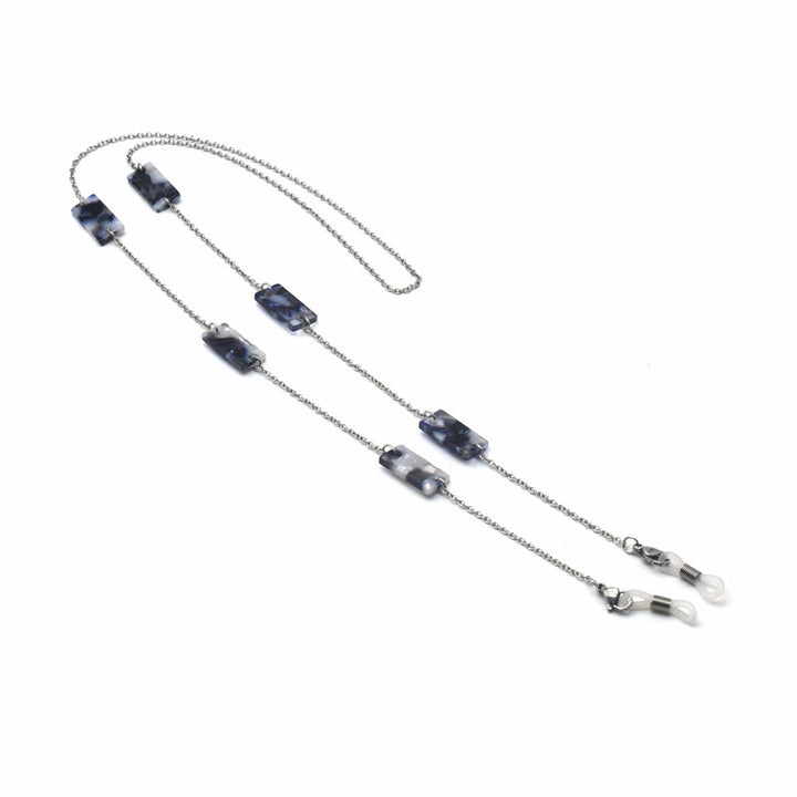 Elegante mit Perlen akzentuierte Brillenhalterkette Karnz