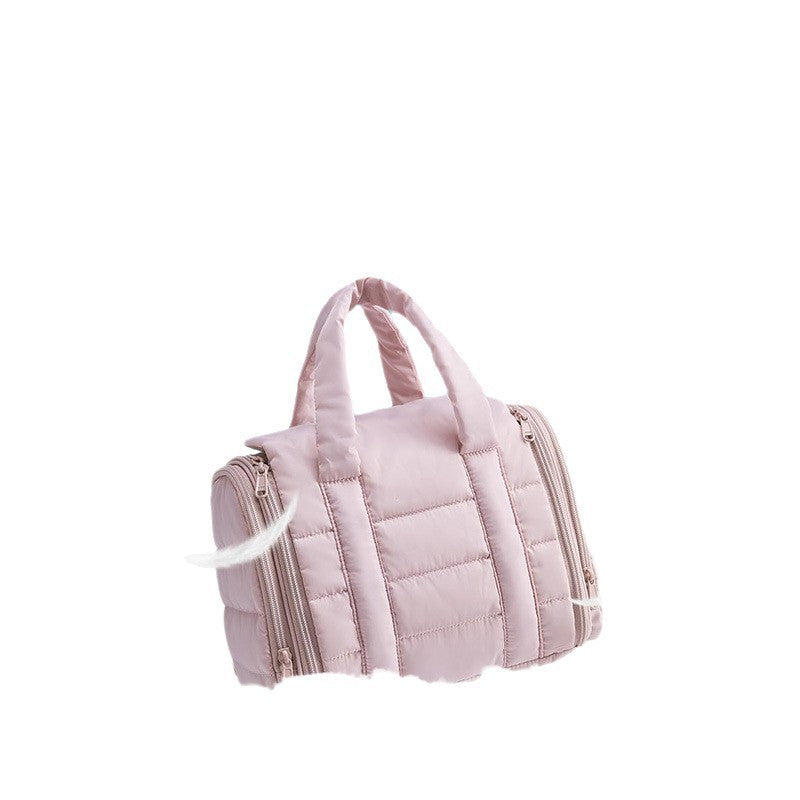 Kosmetik-Organizer Tasche mit Abnehmbarem Haken und Transparenten Fächern Karnz