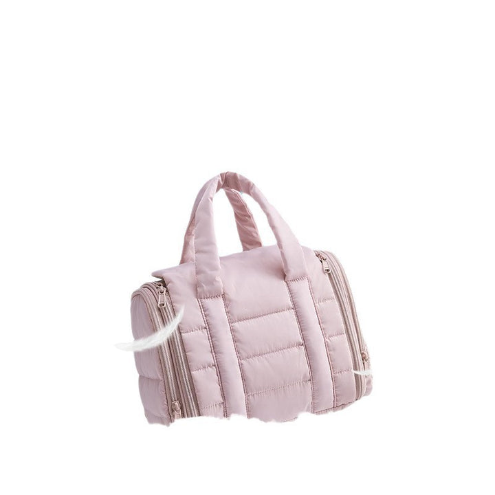 Kosmetik-Organizer Tasche mit Abnehmbarem Haken und Transparenten Fächern Karnz