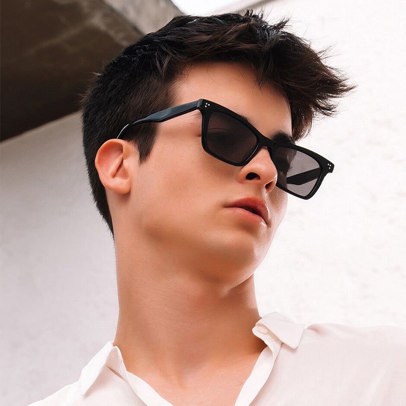 Damen elegante Sonnenbrille im modischen Rechteckdesign Karnz