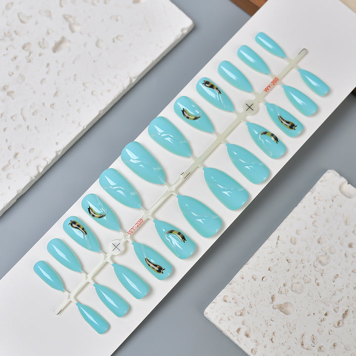 Stylisches dekoratives Druck-Nagelset Karnz