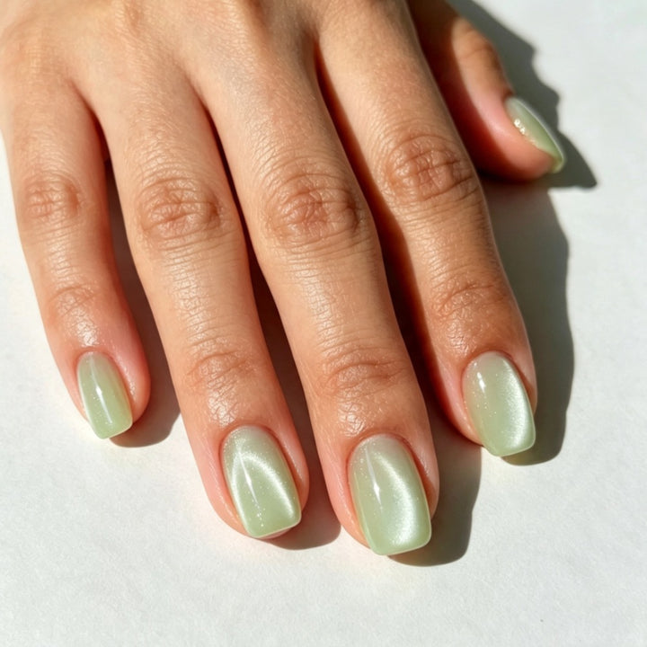 Kunstnägel mit Elegantem Satiniertem Finish und Modernem Design Karnz
