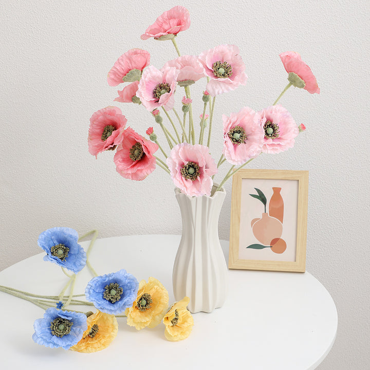 Künstlicher Romantischer Mohnblumenstrauß Karnz