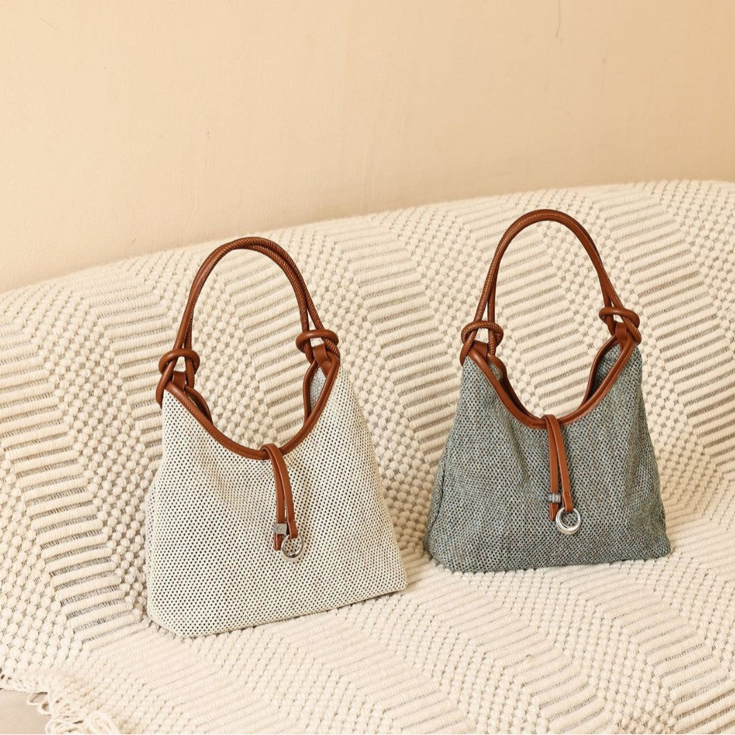 Gewebte Mesh Hobo-Handtasche