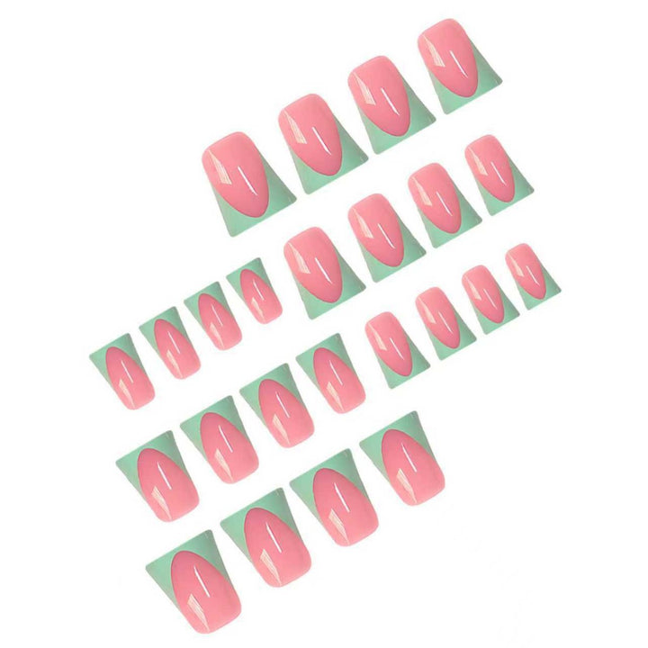 Geometrische Nagelkunst Verlängerungen Karnz