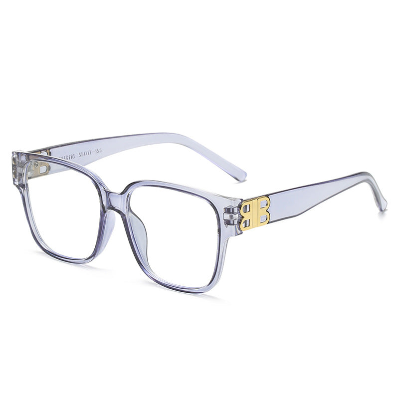 Damen modische quadratische Sonnenbrille mit elegantem Logo Karnz